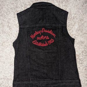 Harley Davidson Jean Vest